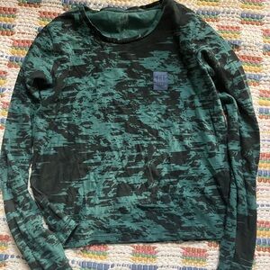 Topo Designs Green and Black Long Sleeve Tee